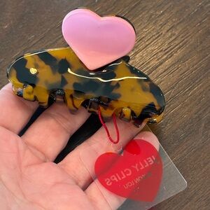 Alison Lou new  Clips Heart Hair Claw